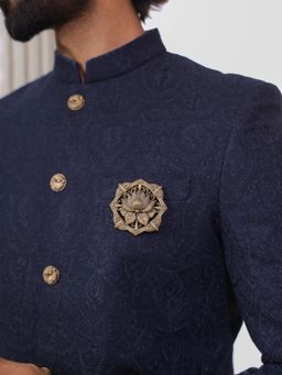 Cosa Nostraa - Men Gold Eternal Lotus Brooch