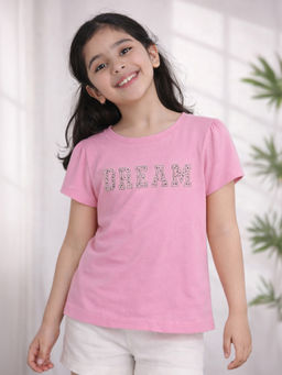 Purple United Kids - Girls Pink Jersey T-Shirt