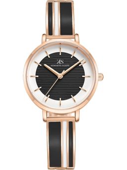 Kenneth Scott - Women Black Dial Analog Watch - K23501-RBBB (M)