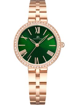 Kenneth Scott - Women Green Dial Analog Watch - K23502-RBKG (M)