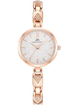 Kenneth Scott - Women Silver Dial Analog Watch - K23507-RBKS (M)