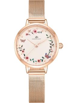 Kenneth Scott - Women Rose Gold Dial Analog Watch - K23512-RMKF (M)