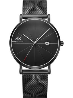 Kenneth Scott - Men Black Dial Analog Watch - K22013-BMBB (M)