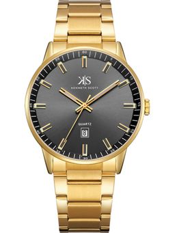 Kenneth Scott - Men Black Dial Analog Watch - K22010-GBGB (M)