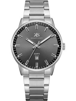 Kenneth Scott - Men Black Dial Analog Watch - K22010-SBSB (M)