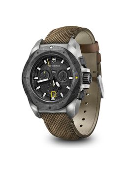 Victorinox - Men I.N.O.X. Chrono Black Dial Analog Watch - V241988.1 (M)