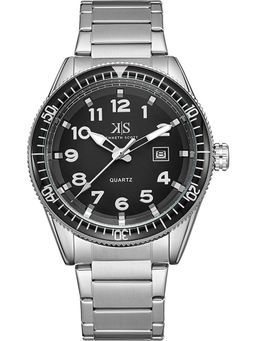 Kenneth Scott - Men Black Dial Analog Watch - K23028-SBSB (M)