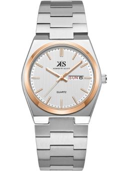 Kenneth Scott - Men White Dial Analog Watch - K24011-KBSW (M)