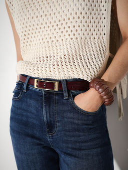 ONLY - Women Women's Solid Brown Belt
