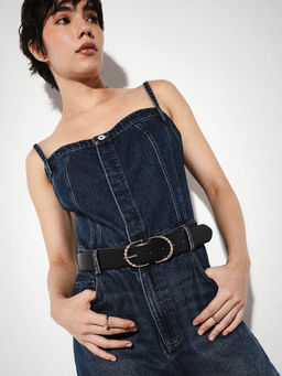 ONLY - Women Black Solid Belt