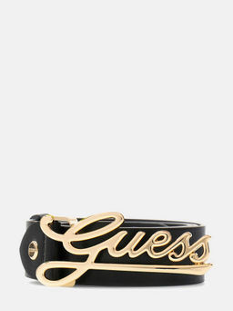 Guess - Women Black Solid Belt