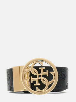 Guess - Women Black Textured Belt
