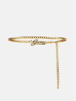 Guess - Women Golden Metal Chain Belt