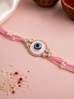 ISHKAARA - Pink Evil Eye Rakhi for Raksha Bandhan
