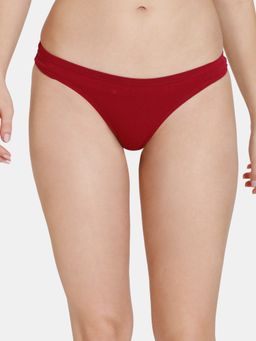 Zivame - Low Rise Zero Coverage Thong - Rumba Red