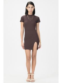 HOUSE OF S - Brown Cocoa Bodycon Dress