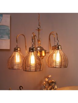 DecorativeRay - 5 Light Iron Jaal Antic Chandelier