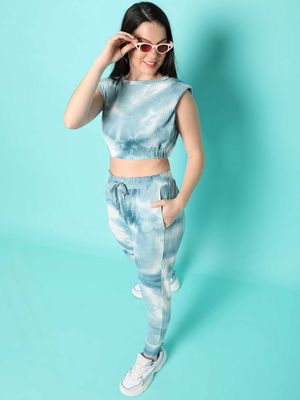 Apparel Tie Dye Sweatpants And Tank Set Buy Campus Sutra Womens