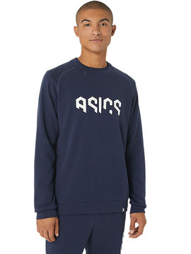 ASICS Sweatshirts : Buy ASICS Hex Graphic French Terry Crew Blue Mens  Sweatshirt Online | Nykaa Fashion