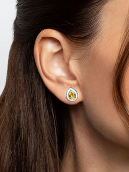 Something Simple - Citrine Glow Earrings