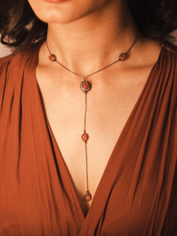 Something Simple - Sunstone Duo Necklace