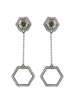 Something Simple - Hexagon Convertible Earrings