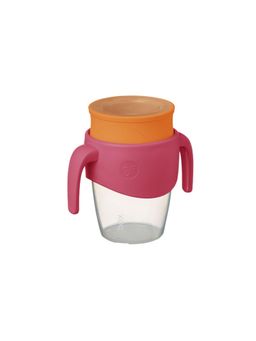 b.box - 360 Cup for Infant - Spill-Proof, Lip-Activated Seal - Pink