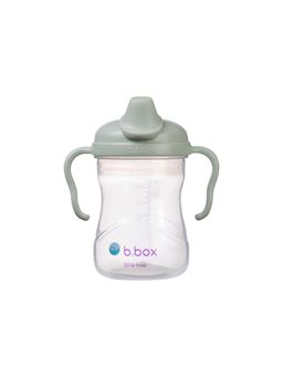 b.box - Soft Spout Sippy Cup 240ml - Easy-Grip, Leak-Proof - Green