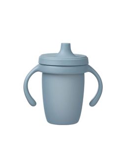 b.box - Silicone Spout Cup 240ml - Spill-Proof, Transition-Friendly - Blue