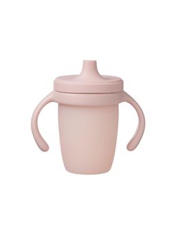 b.box - Silicone Spout Cup 240ml - Spill-Proof, Transition-Friendly - Pink