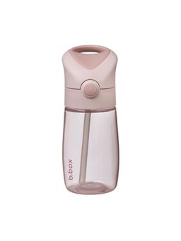 b.box - Straw Sipper Bottle Jnr 380ml - Leakproof & Easy Carry - Pink