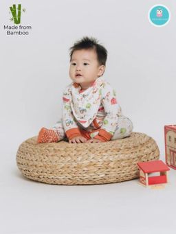 The Plush Club - Farm Buddies Bandana Baby Bib