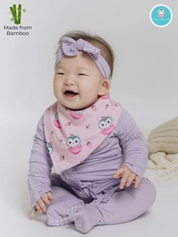 The Plush Club - Owlster Bandana Baby Bib