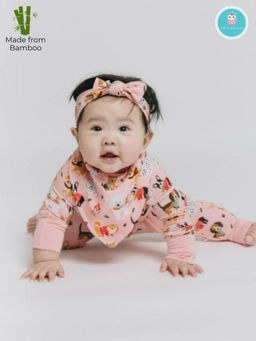 The Plush Club - Puppy Love Pink Bandana Baby Bib