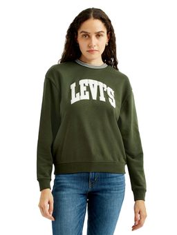 Levi's - Women Green Crew Neck Sweatshirt