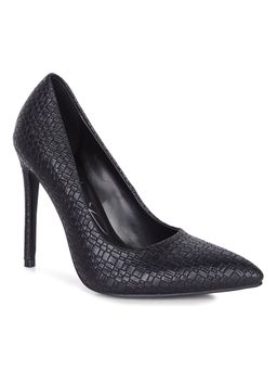 London Rag - Textured Black Heels