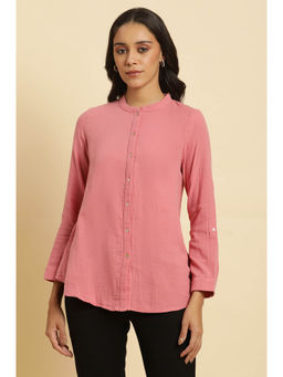 W - Pink Solid Top