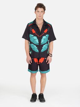 CLUBHAVANA - Black Warrior Premium Soft Satin Co-Ord Set