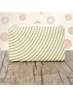 Peora - Clutch Purses for Women Wedding Handmade Evening Party Bridal Clutch - C21Grn