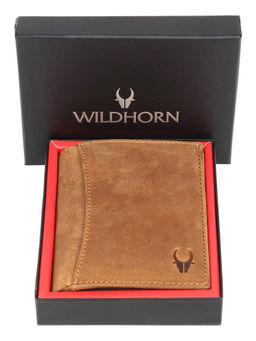 WILDHORN - Top Grain Portrait Leather Tan Wallet for Men