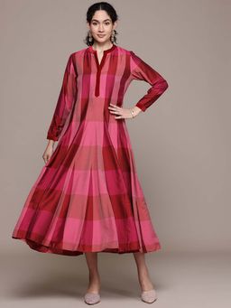 Aarke Ritu Kumar - Fushia Rehan Midi Dress
