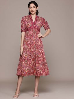 Aarke Ritu Kumar - Ecru Simona Midi Dress