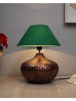 Homesake - Antique Table Lamp Guard Green Shade