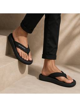 SOLETHREADS - Men Black EVA Sole Flip Flops