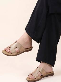 JODYHUB - Women Rose Gold Tpr Sole Flats