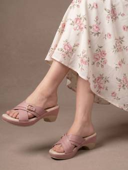 JODYHUB - Women Pink Tpr Sole Heels