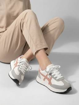 CHINRAAG - Women Grey Synthetic Sole Sneakers