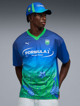 Puma - F1 Brazil Men Printed V-Neck T-shirt