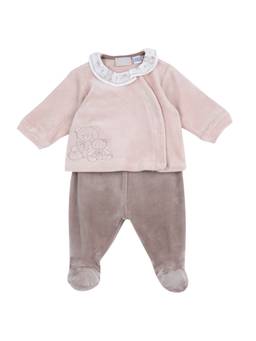 Chicco - Girls Blush Pink Embroidered Shirt with Legging