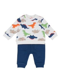 Chicco - Boys Multi-Color Printed Sweatshirt with Joggers